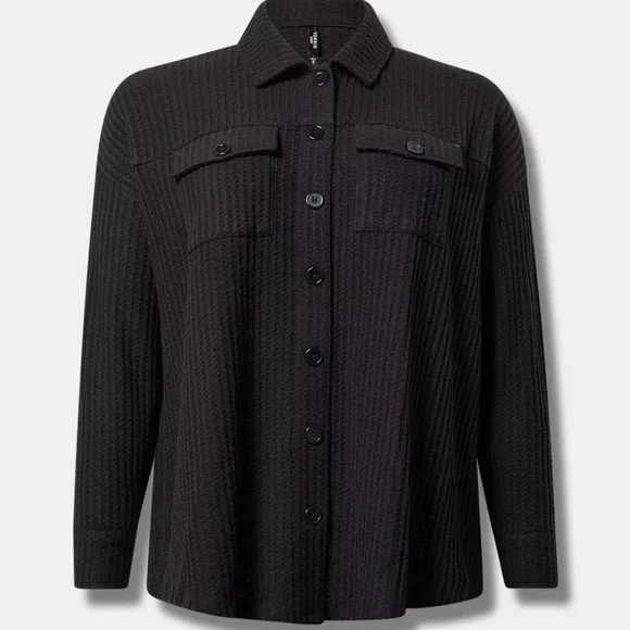 Torrid Super Soft Plush Oversized Black Shirt Sz. 0
Plus Size sleep Lounge - Picture 2 of 7